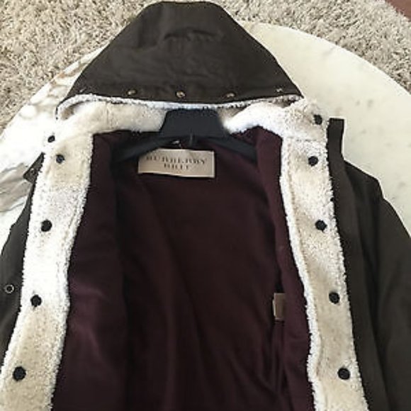 COPY - Burberry Brit Kingsby Shearling Military Coat - Picture 4 of 4